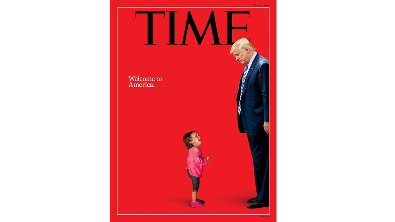 La Impactante Portada De La Revista Time: Una Niña Mira Llorando A ...